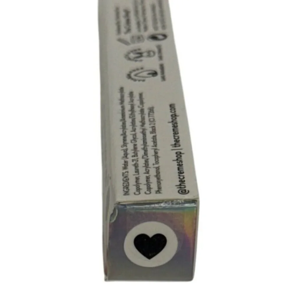 The Creme Shop Faux Freckle Stamp Black Heart Eyeliner Liquid Dual Sided NEW